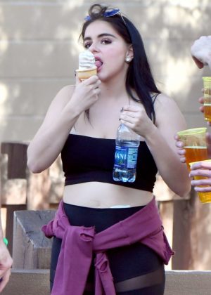 Ariel Winter - Enjoys some ice cream at Disneyland in Anaheim